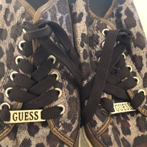 Guess cheetah print sneakers